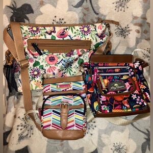 Lily Bloom Crossbody Bags Set Perfect Condtion